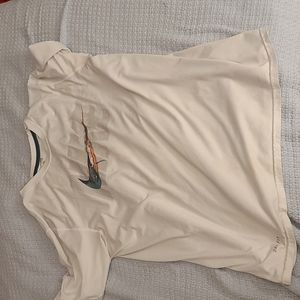 An XL white Nike shirt